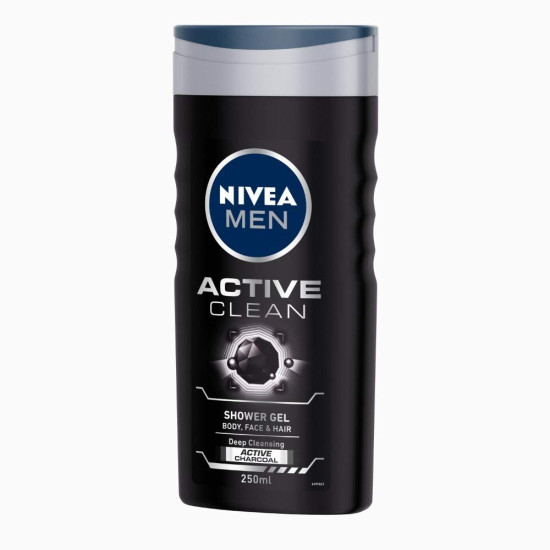 Nivea Men Active Clean Shower Gel - Invigorating Freshness and Care