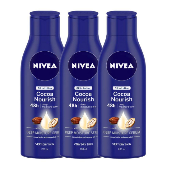 Nivea Cocoa Nourish Oil In Lotion - Intensive Care for Dry Skin