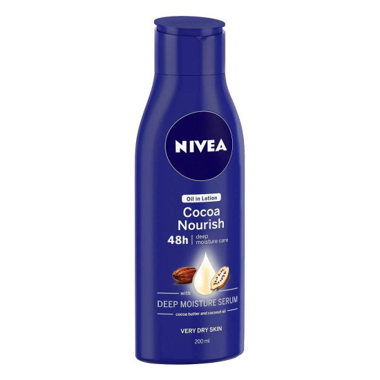 Nivea Cocoa Nourish Oil In Lotion - Intensive Care for Dry Skin