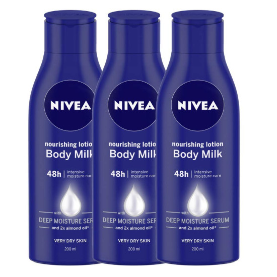 Nivea Nourishing Lotion Body Milk - Deep Moisture for Dry Skin