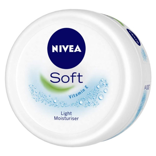 NIVEA Soft Light Moisturizing Cream, 300ml (Pack of 2) - Non-Greasy Daily Moisturizer