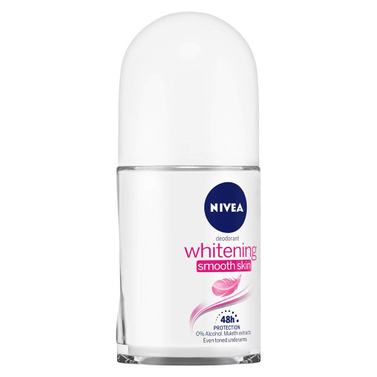 Nivea Whitening Smooth Skin Roll On for Women - Long Lasting Fragrance
