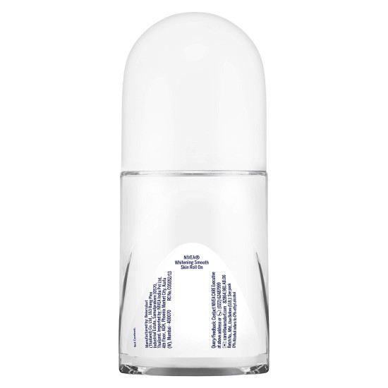Nivea Whitening Smooth Skin Roll On for Women - Long Lasting Fragrance