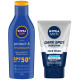 Nivea Men Face Wash & Sun Lotion - Dark Spot Reduction & SPF 50