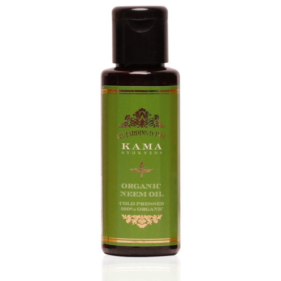 Kama Ayurveda Organic Neem Oil, 50 ml - Natural Healing for Skin & Hair
