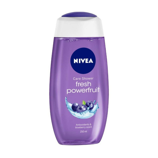 Nivea Deodorant Roll On & Shower Gel Set - Fresh Natural & Power Fruit