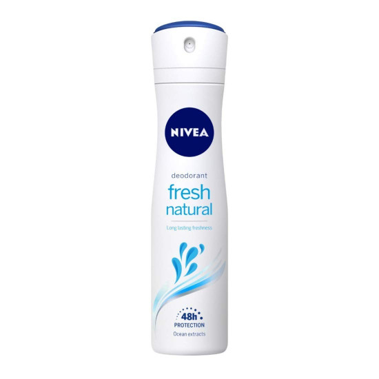 Nivea Deodorant Fresh Natural for Women - Long Lasting Freshness & 48h Protection