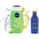 NIVEA Shower Gel & Sun Lotion - Soft Skin & Instant Sun Protection