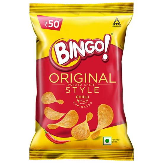 Bingo! Original Style Chilli Sprinkled - Flat Cut Spicy Potato Chips