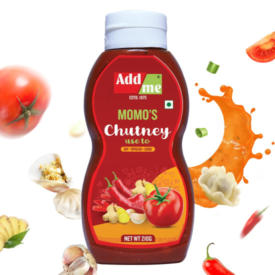 Add Me Home Made Momo's Chutney - Spicy Red Schezwan Chilli Garlic Sauce