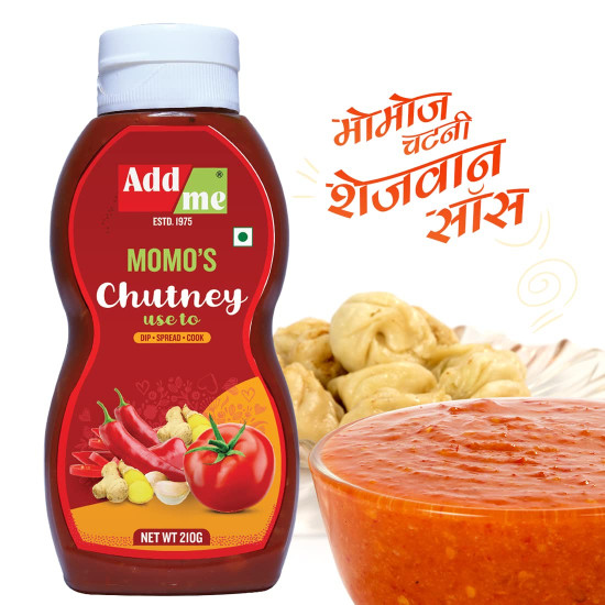 Add Me Home Made Momo's Chutney - Spicy Red Schezwan Chilli Garlic Sauce