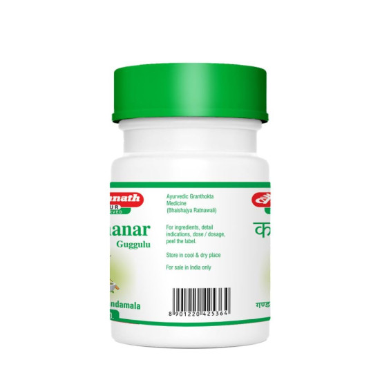 Baidyanath Kanchnar Guggulu 80 Tablets, Pack of 4