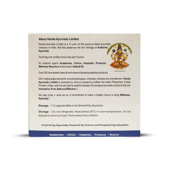 Kerala Ayurveda Cervigest Capsule - Herbal Relief for Musculoskeletal Disorders