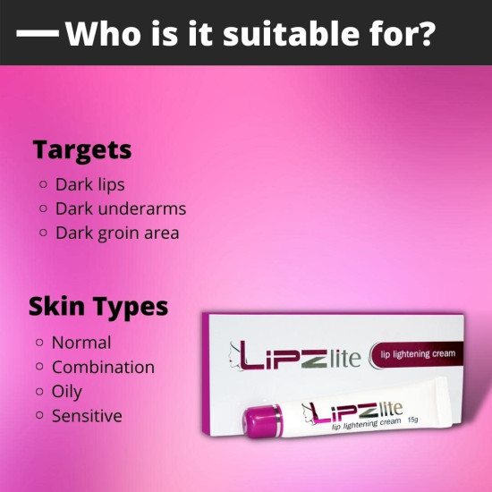 Lipzlite Lip Lightening Cream (15gm)