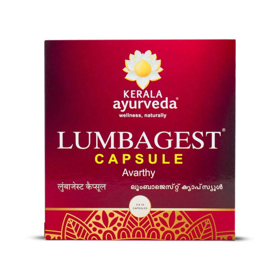 Kerala Ayurveda Lumbagest Capsule - Natural Back Pain Relief Kerala Ayurveda Lumbagest Capsule - Natural Back Pain Relief