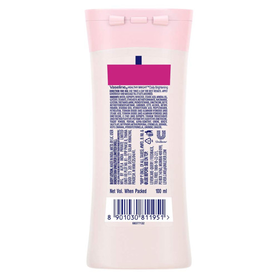 Vaseline Healthy Bright Daily Brightening Body Lotion - For Healthy & Glowing Skin