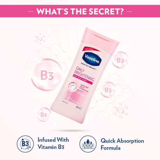 Vaseline Healthy Bright Daily Brightening Body Lotion - For Healthy & Glowing Skin