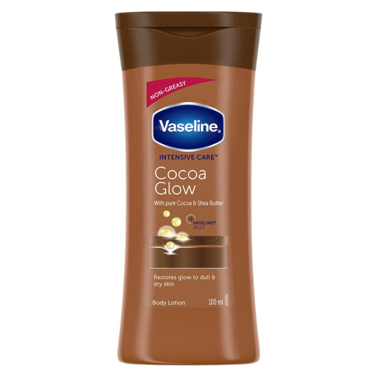 Vaseline Intensive Care Cocoa Glow Body Lotion 100 ml - Deep Moisturization