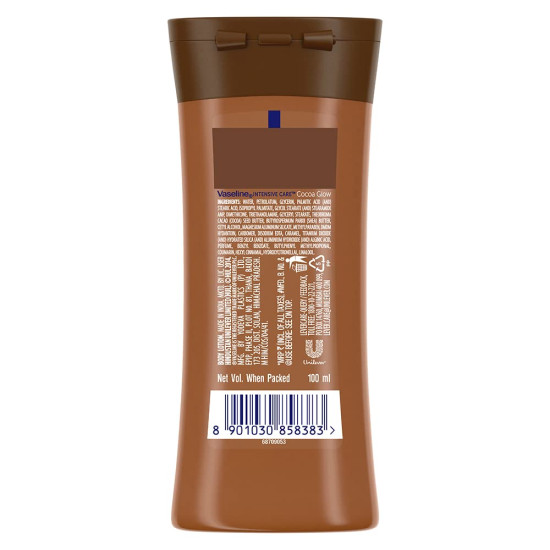 Vaseline Intensive Care Cocoa Glow Body Lotion 100 ml - Deep Moisturization