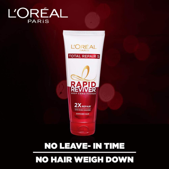 L'Oreal Paris Deep Conditioner - Intensely Repairs Damaged Hair with Micro-Ceramides
