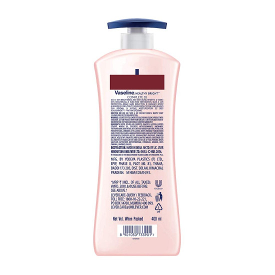 Vaseline Healthy Bright Complete 10 Body Lotion - Anti-Ageing with Vitamin B3