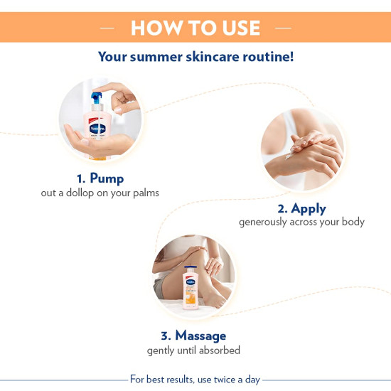Vaseline Healthy Bright Sun + Pollution Protection Daily Moisturizer - SPF 30, 400ml