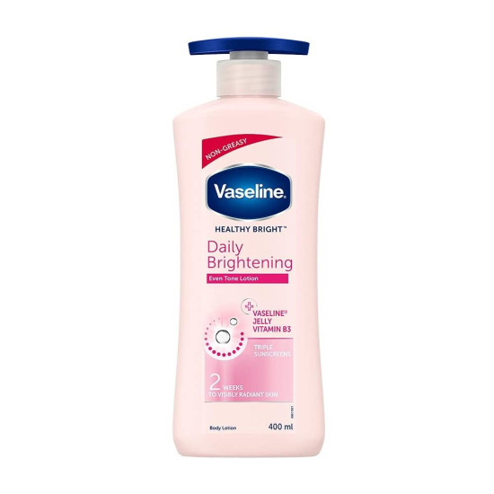 Vaseline Healthy Bright Body Lotion 400ml - Daily Brightening Moisturizer