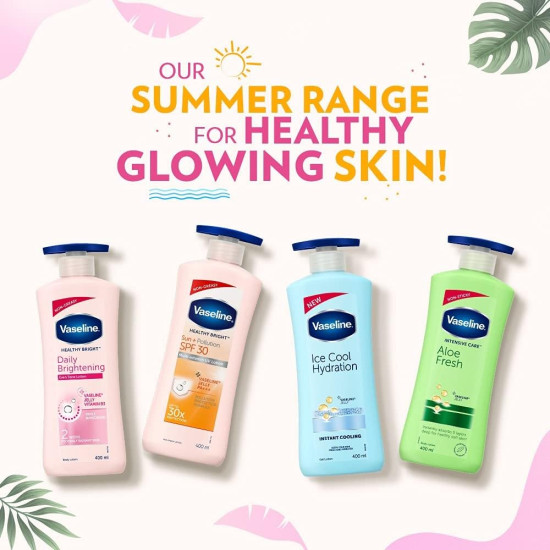 Vaseline Healthy Bright Body Lotion 400ml - Daily Brightening Moisturizer