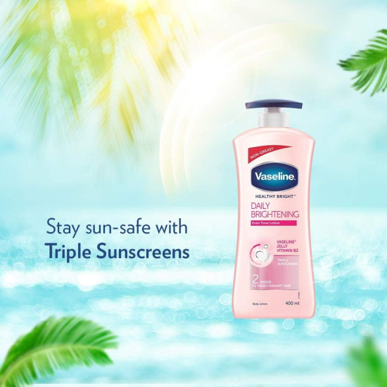Vaseline Healthy Bright Body Lotion 400ml - Daily Brightening Moisturizer