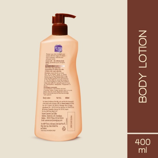BOROPLUS Cocoa Soft Body Lotion - 24 Hour Moisturization