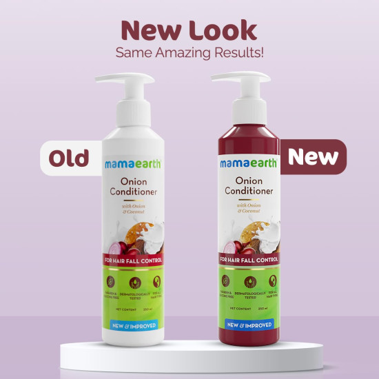 Mamaearth Onion Conditioner for Hair Growth & Hair Fall Control - Nourishing Coconut Oil