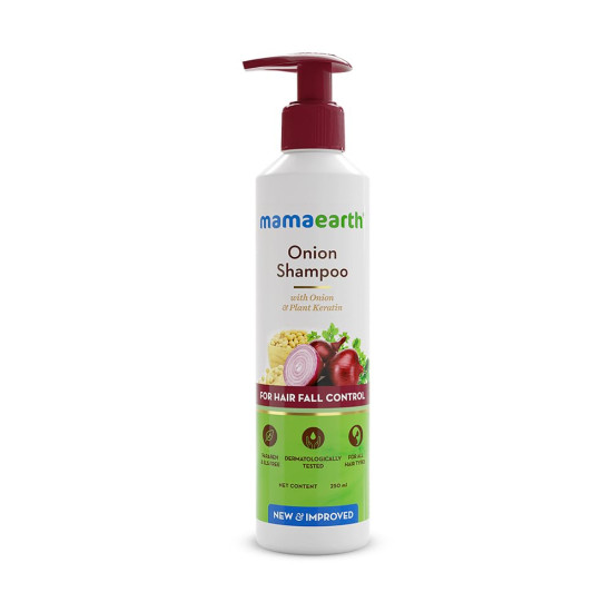 Mamaearth Onion Hair Fall Shampoo - Hair Growth & Fall Control Mamaearth Onion Hair Fall Shampoo - Hair Growth & Fall Control