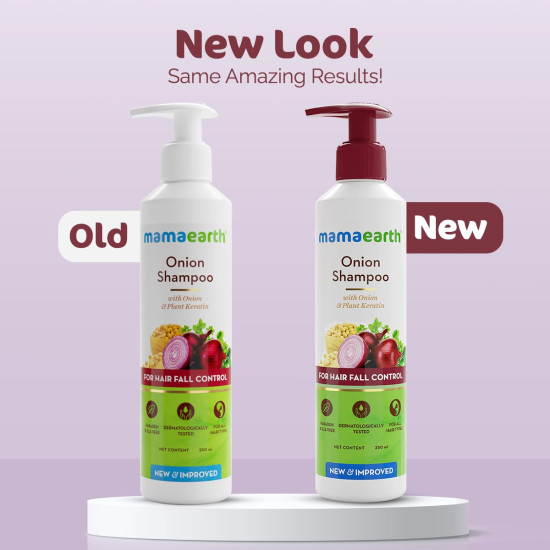 Mamaearth Onion Hair Fall Shampoo - Hair Growth & Fall Control Mamaearth Onion Hair Fall Shampoo - Hair Growth & Fall Control
