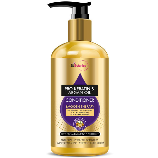 St.Botanica Pro Keratin and Argan Oil Smooth Therapy Conditioner - Frizz Free Hair St.Botanica Pro Keratin and Argan Oil Smooth Therapy Conditioner - Frizz Free Hair