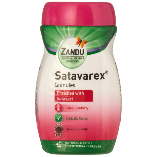 Zandu Satavarex Granules, 210 g, Enriched with Satavari/Shatavari, Clinically Tested, Natural and Safe, Scientifically Proven