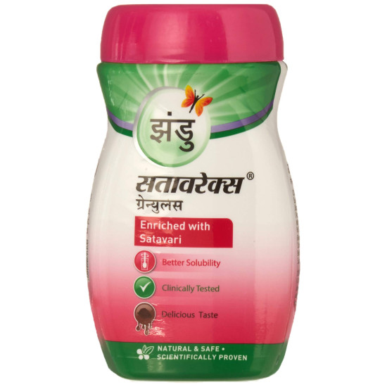 Zandu Satavarex Granules, 210 g, Enriched with Satavari/Shatavari, Clinically Tested, Natural and Safe, Scientifically Proven