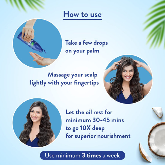 Parachute Advansed Gold Coconut Hair Oil - Pure Coconut Oil & Vitamin E