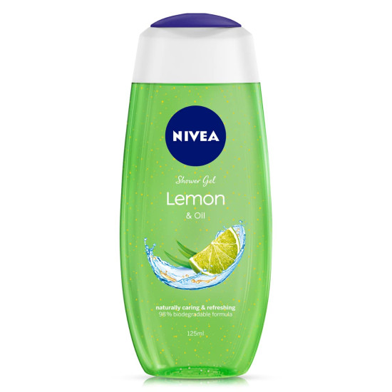 NIVEA Lemon and Oil Body Wash - Refreshing Lemon Scent & Care Oil