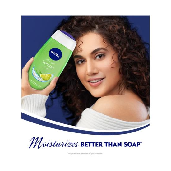 NIVEA Lemon and Oil Body Wash - Refreshing Lemon Scent & Care Oil