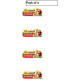 Colgate Anticavity Toothpaste for Kids 2-5 Years - Bubble Fruit, Pack of 4