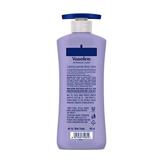 Vaseline Calming Lavender Body Lotion 400 ml - Soothing Moisturizer