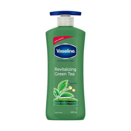 Vaseline Revitalizing Green Tea Body Lotion 400 ml - Deep Moisturization & Refreshing
