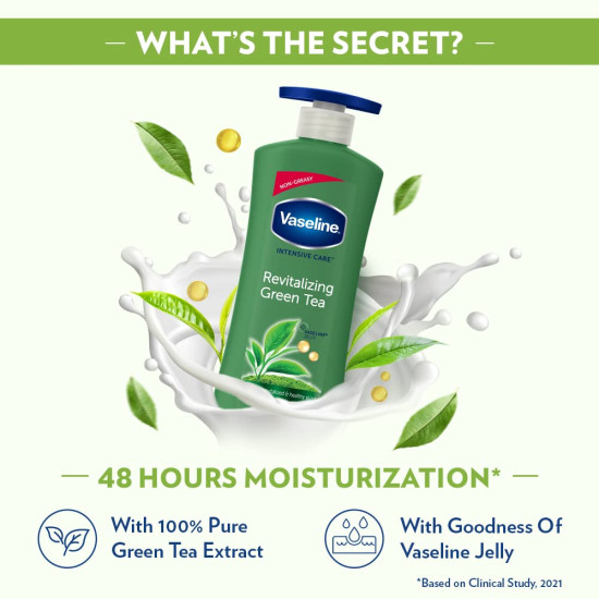 Vaseline Revitalizing Green Tea Body Lotion 400 ml - Deep Moisturization & Refreshing