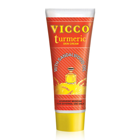 Vicco Turmeric Ayurvedic Skin Cream with Sandalwood Oil - Natural Skincare Solution