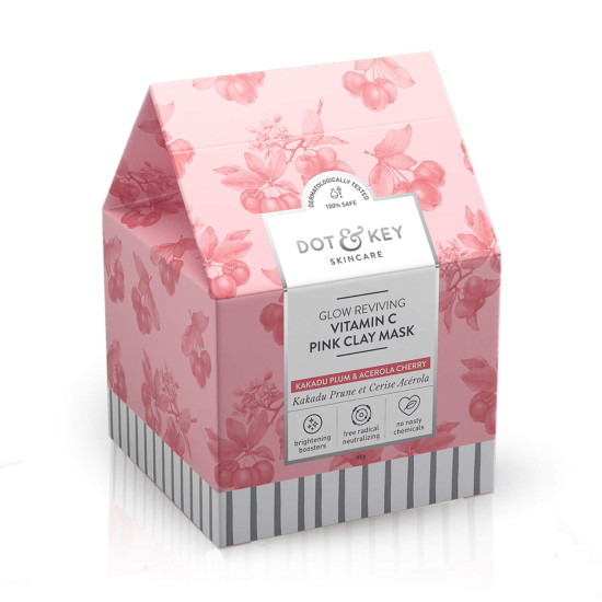 Dot & Key Glow Reviving Vitamin C Pink Clay Mask - Radiant Skin Solution