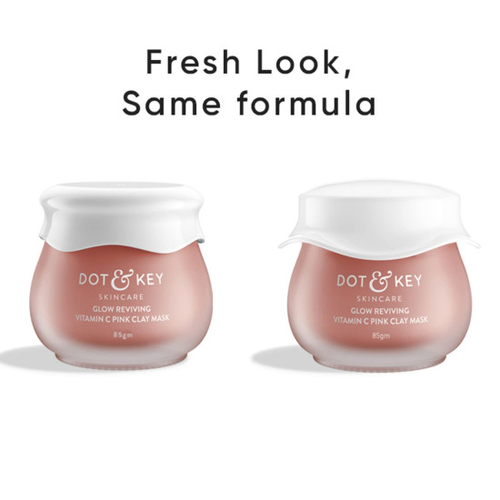 Dot & Key Glow Reviving Vitamin C Pink Clay Mask - Radiant Skin Solution