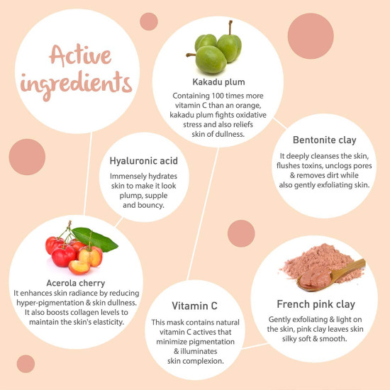 Dot & Key Glow Reviving Vitamin C Pink Clay Mask - Radiant Skin Solution