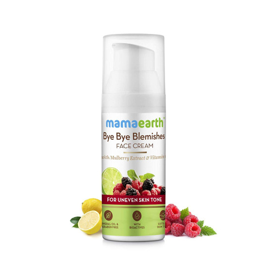 Mamaearth Bye Bye Blemishes Face Cream - With Mulberry Extract & Vitamin C