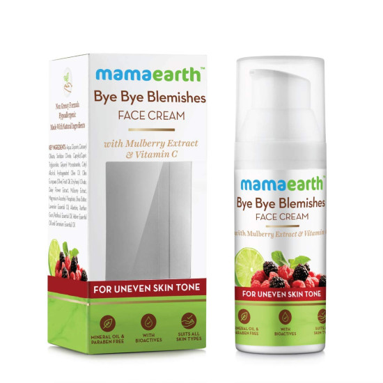 Mamaearth Bye Bye Blemishes Face Cream - With Mulberry Extract & Vitamin C