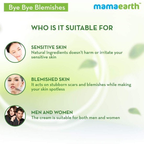 Mamaearth Bye Bye Blemishes Face Cream - With Mulberry Extract & Vitamin C